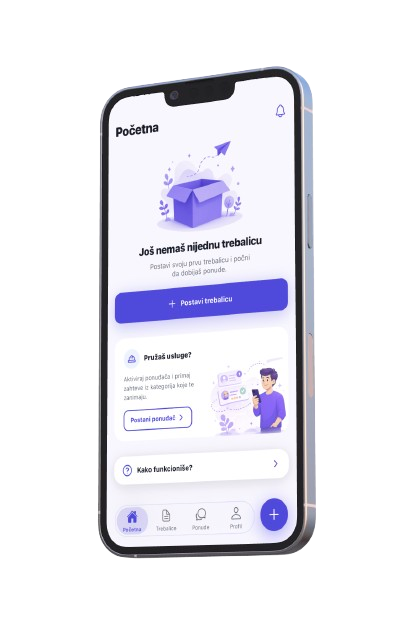 Trebalica aplikacija na iPhone telefonu